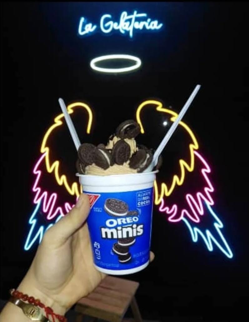Vaso de helado personalizado de La Gelateria